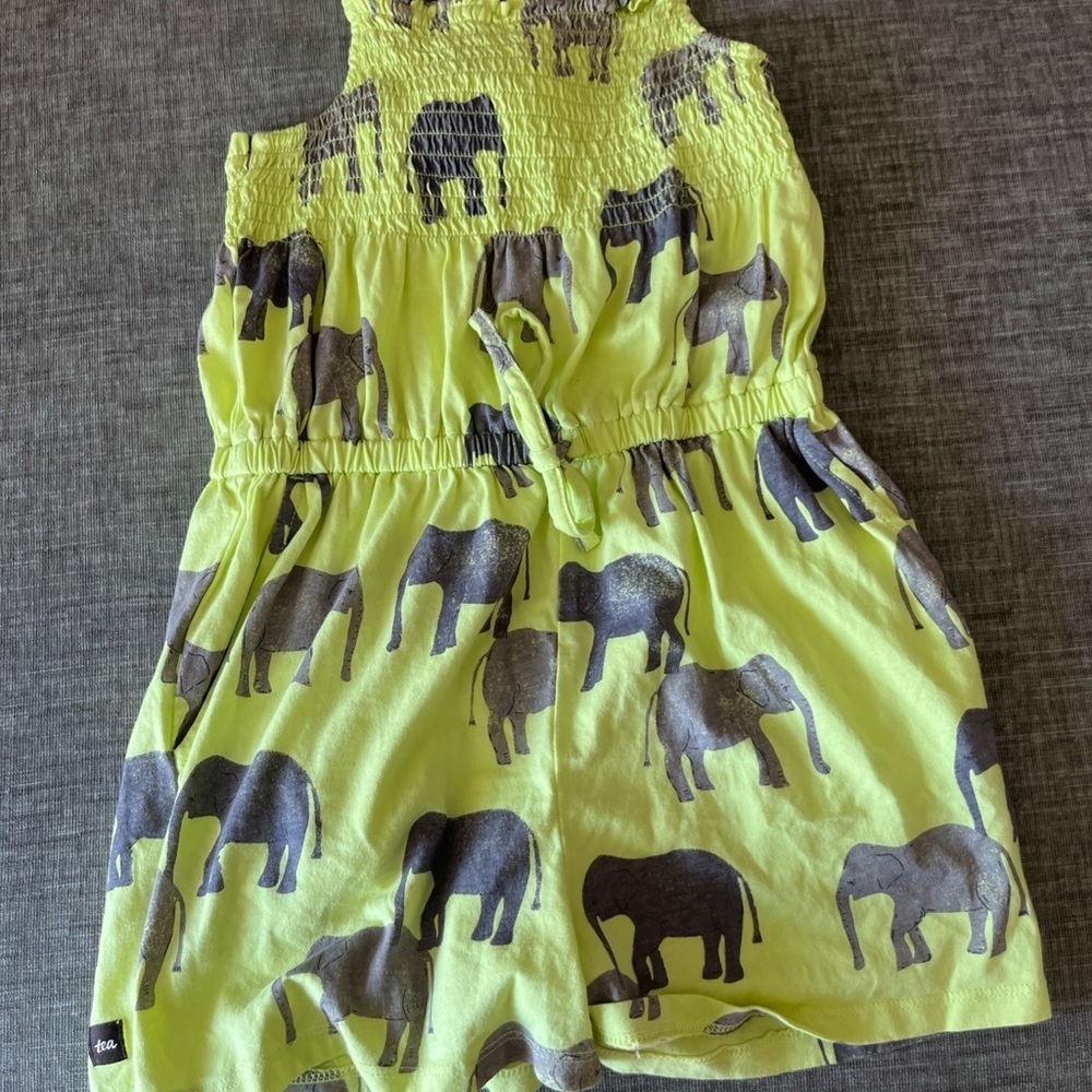 Tea Collection Elephant Print One Piece